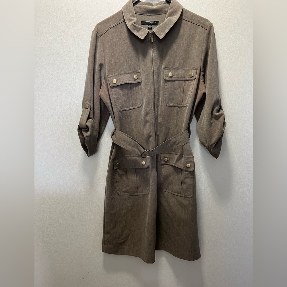 Sharagano Tan Dress